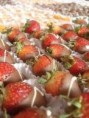 FRUTILLAS CON CHOCOLATE Y CREMA